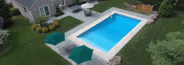 An average inground swimming pool costs $35,000 to install while most pay $28,000 to $55,000. Monroe County Inground Vinyl Liner Pools Greece Pool Builder