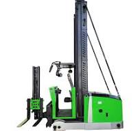 Hot Sale Man up electric very narrow aisle forklift ...