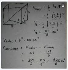 Apr 08, 2020 · luas permukaan limas = luas alas + 3 x luas segitiga = 50 + ( 3 x 100 ) = 350 cm² soal no 7 diketahui luas permukaan limas dengan alas berbentuk persegi adalah 96 cm². Jawaban Matematika Kelas 8 Ayo Kita Berlatih 8 3 Semester 2 Hal 152 154 Perhatikan Limas Segi Empat Jagotutorial