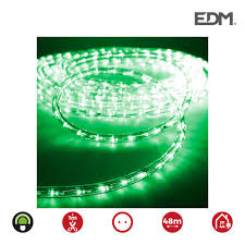 Welcome to the rope lights store, where you'll find great prices on a wide range of different rope lights for your home. Led Rope Light 2 Wire Static 230v Dia 13mm Horizontal Bulb 30 Bulbs Per Meter Green Led Roll Euro Mts Edm Product