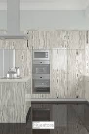 High Gloss Safari White Veneer Wood Cabinet Doors Cheap Home Decor Home