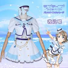 If you're in japan and you're looking to buy costumes online, keep reading! Buy Anime Cosplay Love Live Aqours Watanabe You 6th Anniversary Party Costume Lolita Sailor Suit A In The Online Store Magasky0626 Store At A Price Of 92 Usd With Delivery Specifications Photos