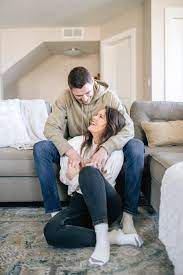 Cute Couple In Apartment Home Photos