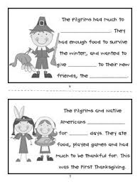 First Thanksgiving Printable Mini Book By First Grade Fanatics Teachers Pay Teachers Mini Books Thanksgiving Printables First Thanksgiving