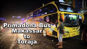 Harga tiket dan rute trayek bus primadona 2021. Primadona Bus Makassar To Toraja Youtube