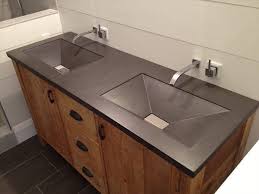 A luxury single door vanity unit and basin beautifully finished in charcoal grey from our exclusive old london range. Charcoal Gray Bathroom Concrete Vanity Top Dual Sinks