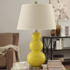 Besides good quality brands, you'll also find plenty of discounts when you shop for night lamp during big sales. Yellow Triple Gourd Night Lamp Country Style Ceramic 1 Bulb Living Room Table Light With Fabric Lampshade Beautifulhalo Com
