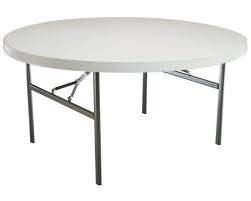 Lifetime Round Folding Table 60 Plastic White Granite 4 Pack Folding Table Round Folding Table White Granite