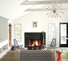 How to paint new brick. 20 Painted Brick Fireplaces In The Living Room Home Design Lover