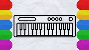 How To Draw A Musical Keyboard Drawing And Painting Book For Kids Youtube How to draw piano keys step by step, learn drawing by this tutorial for kids and adults. how to draw a musical keyboard drawing and painting book for kids