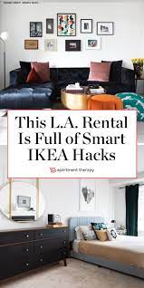 This Rental S Clever Ikea Hacks And Great Decor Are How You Successfully Distract From Beige Carpeting Apartment Decorating Rental Perfect Living Room Decor Apartment Decor