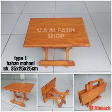 Daftar harga meja lipat kayu terbaru juli 2021. Rehal Quran Rekal Meja Lipat Kayu Belajar Mengaji Serbaguna Bahan Mahoni 100 Full Kayu No Mix Shopee Indonesia