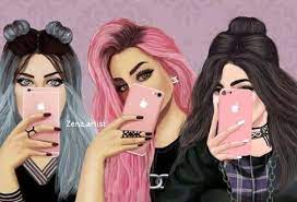 Loading In 2021 Girly Drawings Bff Drawings Best Friend Drawings