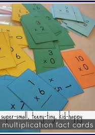 Mastering Multiplication Tables With Mini Flash Cards