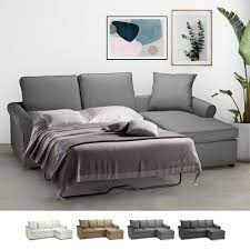 Trova divani letto con penisola in vendita tra una vasta selezione di su ebay. Lapislazuli Plus Divano Letto Con Penisola Angolo 2 Posti Sfoderabile Moderno