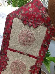 Jo S Rangoli 10 Minute Table Runner Variation 10 Minute Table Runner Table Runner Diy Table Runners