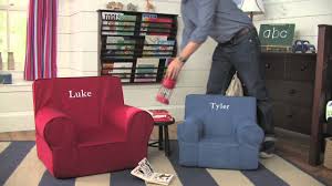 Insert for pottery barn anywhere chair + blue sherpa cover reg embroider white. How To Create A Perfect Reading Space In Your Kids Room Pottery Barn Kids Youtube
