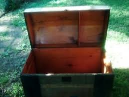 Has normal wear and age on it. 32 Humpback Camelback Barrel Top Steamer Trunk Treasure Chest Ebay