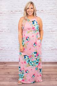 Playfully Posh Maxi Dress Dusty Pink In 2020 Dresses Dusty Pink Pink