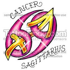 Sagittarius could teach cancer to be more affirmative, and bring variety and fun into the lives of cancer. Sagittarius Tattoo Sagittarius Tattoo Designs Cancer Zodiac Tattoo