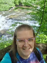 Above and below Burgess Falls yesterday.