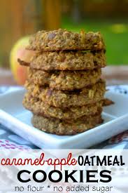 These are the best oatmeal cookies that i have ever made!! No Flour And No Sugar Caramel Apple Oatmeal Cookies Make The Best Of Everything