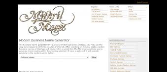 These older names later evolved into names that are popular today. Top 11 Free Business Name Generators Woolthemes