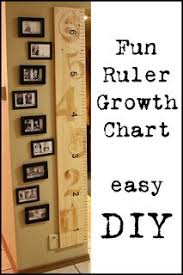 unique photo idea ruler growth chart justfab diy home