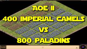Mameluke 12 camel 10 heavy camel 18 e now age of empires ii: Age Of Empires Ii 400 Imperial Camels Vs 800 Paladins 4k Youtube