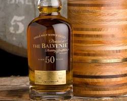 Garrafa de whisky The Balvenie 50 Year Old
