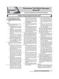 01 kunci pr sej indo xi smt 1 isi pdf a kedatangan bangsa. Kunci Otk Keuangan 12