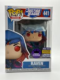 Glitter Raven Funko Pop | Justice League | Teen Titans | DC | Glitter |  Funko | Gifts | Custom | - Etsy