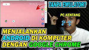 Untuk bernain di pc anda perlu sebuah emulator.tp kadang dengan memakai sebuah emulator game free fire terkadang tidak berjalan dengan baik karena terlalu berat untuk pc yang mempunyai prosesor/ram yang minimum. Cara Menjalankan Android Di Pc Tanpa Emulator Cukup Dengan Goolge Chrome Sainirobert