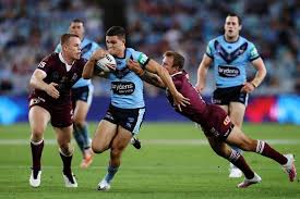 Nathan cleary is an australian professional rugby league footballer who plays for the penrith panthers in the national rugby league, as a halfback. State Of Origin Game Two Nathan Cleary Puts On Kicking Masterclass To Lead Nsw To Victory Over Queensland The West Australian