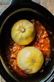 Slow Cooker Spaghetti Squash And Turkey Meat Sauce The Magical Slow Cooker Recipe In 2020 Slow Cooker Spaghetti Spaghetti Squash Slow Cooker Slow Cooked Meals