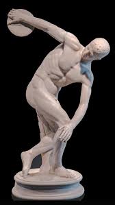 Ésta es considerada la más antigua de las pruebas de lanzamiento, e incluso del atletismo, tuvo importancia capital en los juegos antiguos de la antigua grecia, donde homero habla de la realización de un festival donde se lanzaría en honor a patroclo y que era organizado por aquiles. El Discobolo La Famosa Escultura Griega De Miron