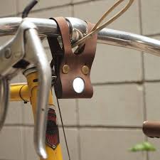 This Led Bike Light Can Be Attached To Your Bike In Multiple Ways Leather Cover The Leather Belt Is Made From Genuine O Fahrrad Licht Radfahren Fahrrad Fahren