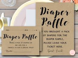 Blue and pink polka dots baby diaper raffle ticket. Rustic Diaper Raffle Card And Sign Printabell Express