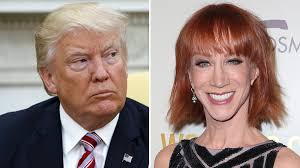 She posted a photo of herself holding up a donald trump mask made to look like a severed head. Kathy Griffin Gets Backlash For Tweet On Giving Trump Syringe With Air Variety