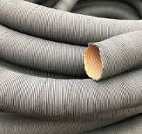 Classic Style Paper Covered Aluminium Ducting 30-100mm - 40mm / Per Metre /  1000mm