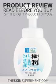 I then use the hada labo moisturising foam cleanser. Hada Labo Foaming Cleanser Review The Skin Experiment