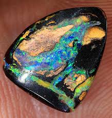 3 5ct 11x9mm Yowah Boulder Opal Lob 2578 Crystals And Gemstones Boulder Opal Minerals And Gemstones