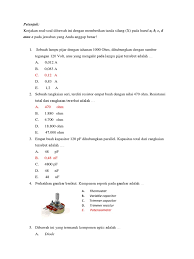 Contoh soal osiloskop beserta jawabannya. Soal Pilihan Ganda Pre Pdf