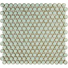However, a sea glass backsplash is not only pleasing in the aesthetic sense; Mother Of Pearl Penny Round Mosaic Tiles Deep Sea Backsplash 1 Sq Foot Floor Wall Tiles Home Garden