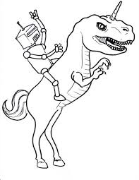 Get the printable robot coloring pages below. Unicorn Dinosaur Coloring Page Novocom Top