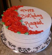 Attractive Birthday Cake For Wife Design Rosettes Birthday Cake Decoration Cake Decorating Videos Cake Bake And Shake
