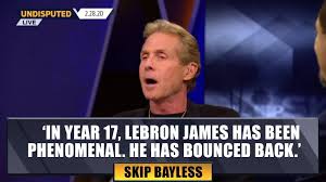 Skip bayless joined espn after a career as a sports columnist that includes stops in miami, los angeles, dallas, chicago and san jose. Skip Bayless Lebron James Will Win Mvp Over Giannis This Season Facebook