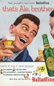 Image result for White 1957 Ballatine Ale Company