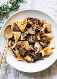 Pappardelle Pasta With Portobello Mushroom Ragu Recipes Food Healthy Recipes