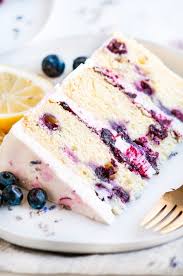 Lemon Blueberry Lavender Cake With Mascarpone Buttercream Frosting Aberdeen S Kitchen Recipe Desserts Lavender Cake Sweet Recipes